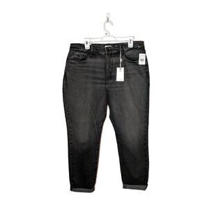 NWT Good American Good Girlfriend High Jeans